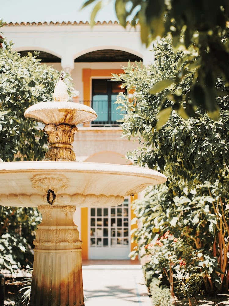 Spain Courtyard Fountain