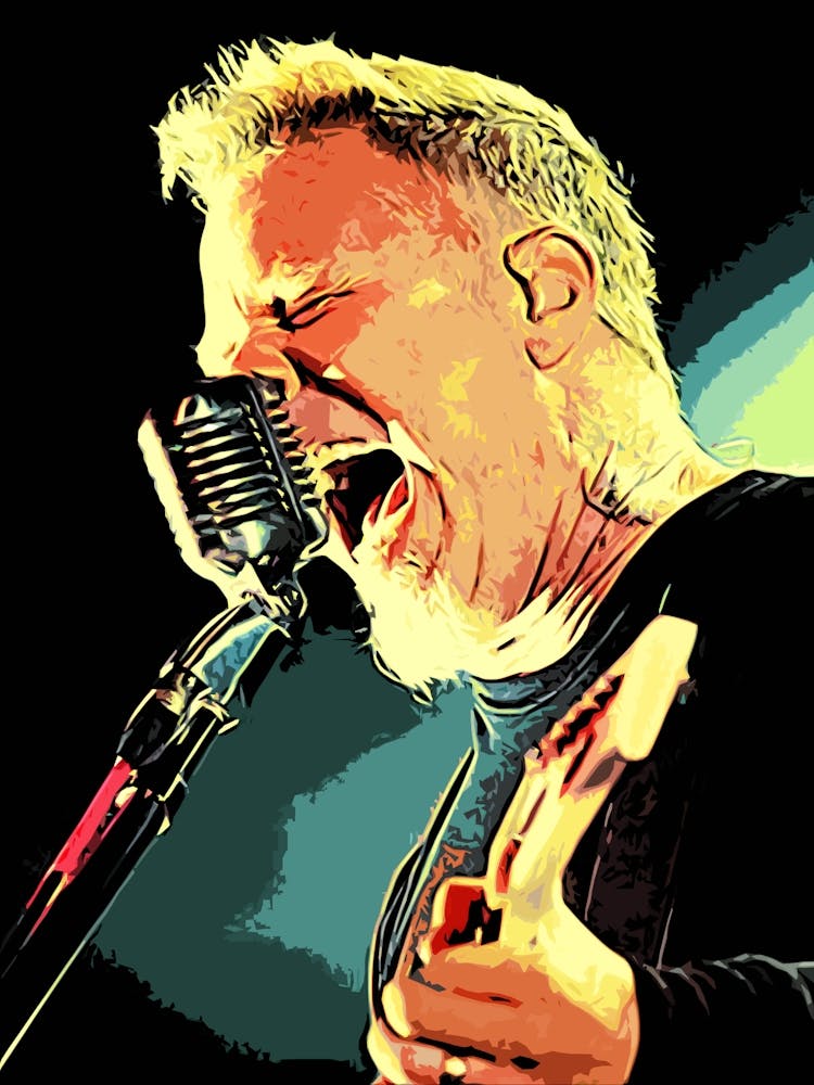 James Hetfield Metallichead band music 25