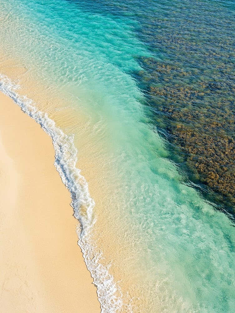 Aerial View Of A Tropical Beach 10