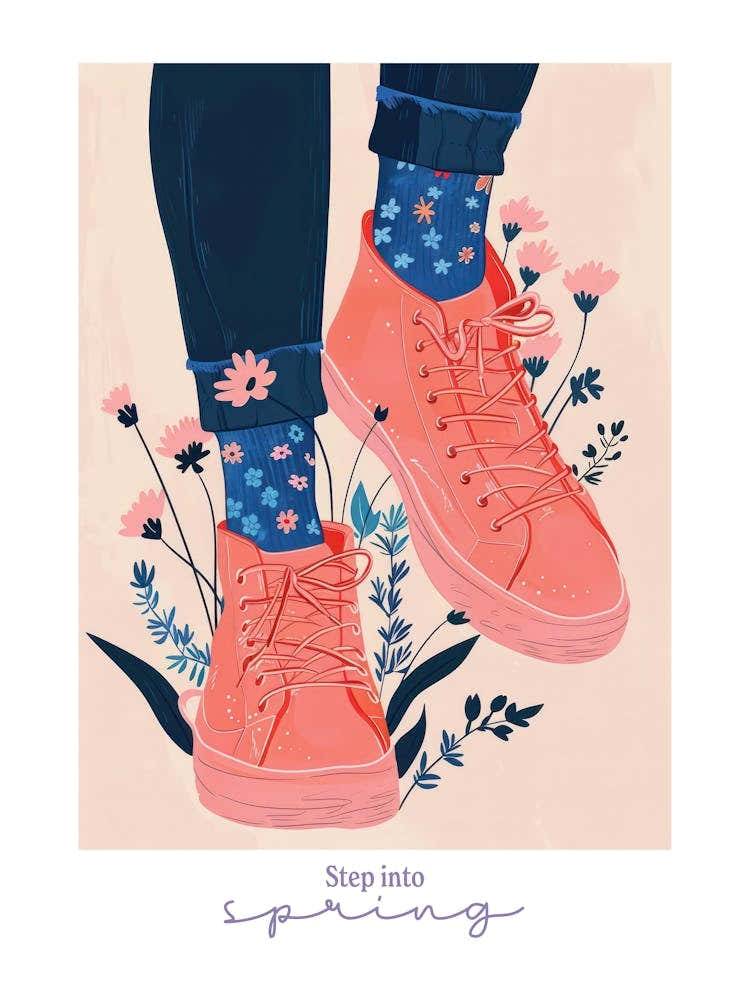 Step Into Spring Flowers And Sneakers Spring 5