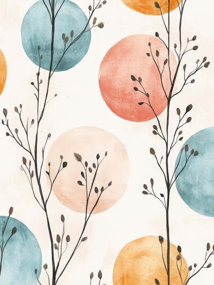 Watercolor Circles 13