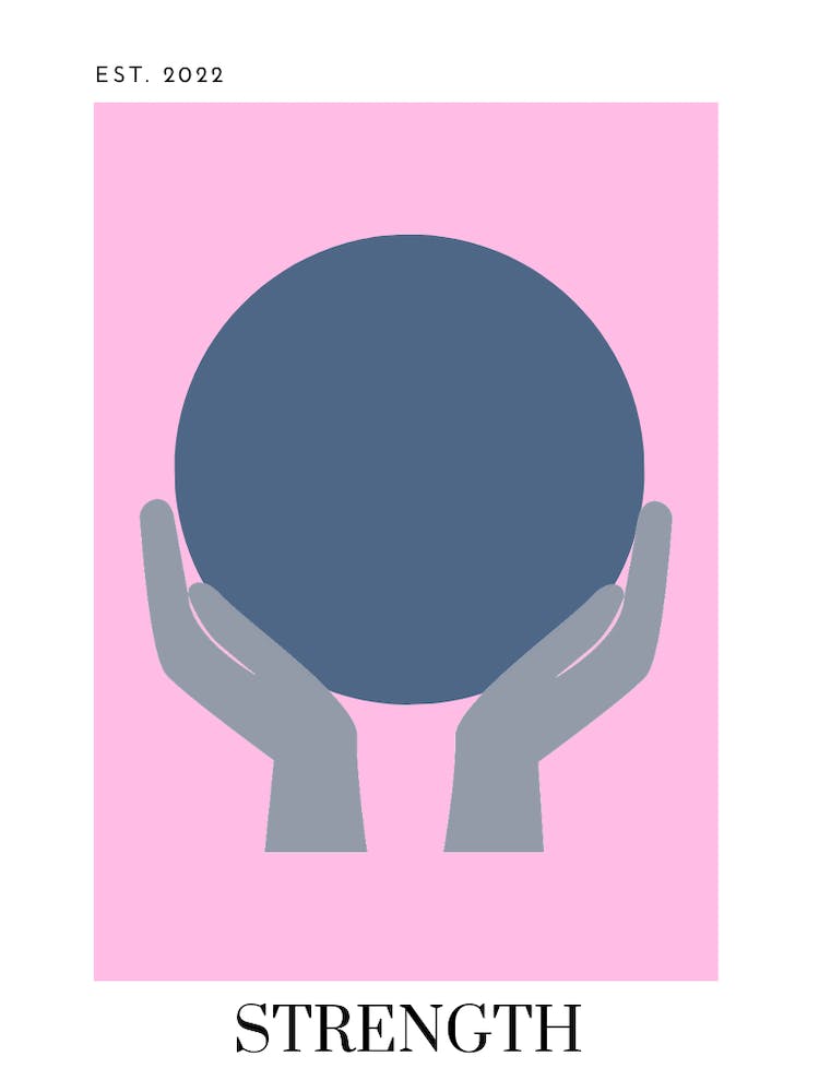 5 Strength - Light Pink