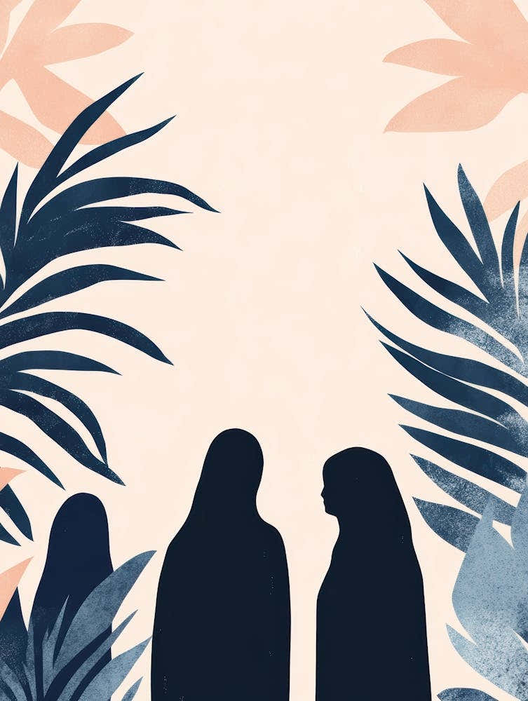 Silhouettes Of Women