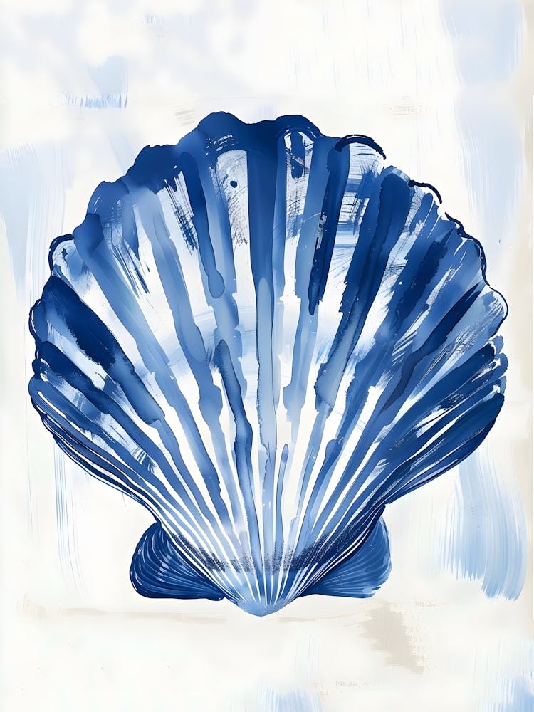 Blue Seashell 4