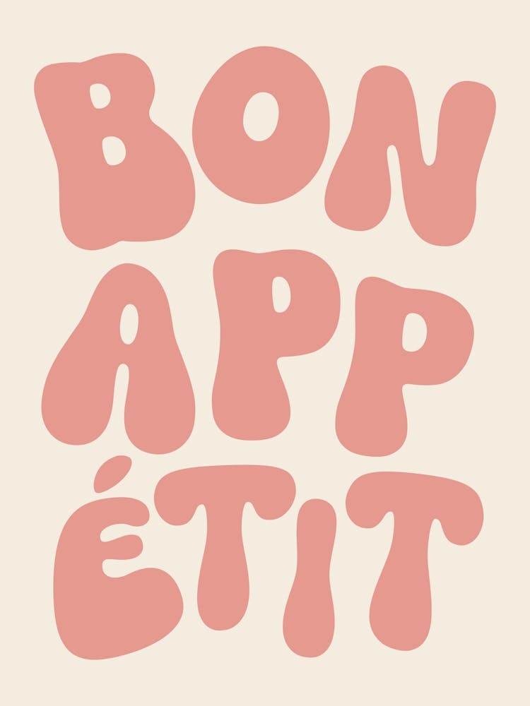 Bon Appetit - Pink