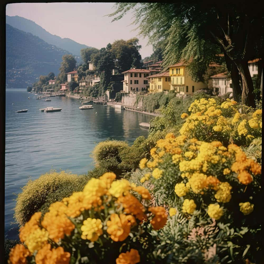 Lake Como, Vintage Film Photography