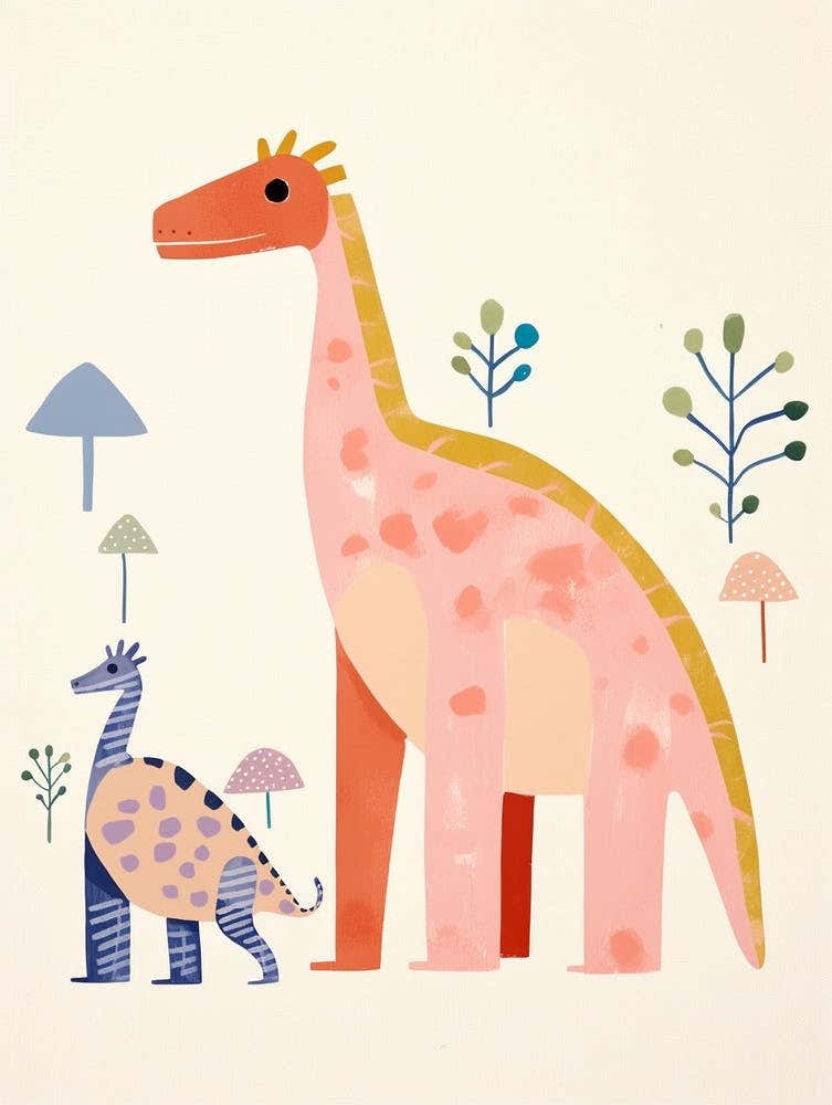 Nursery Dinosaur Family 7