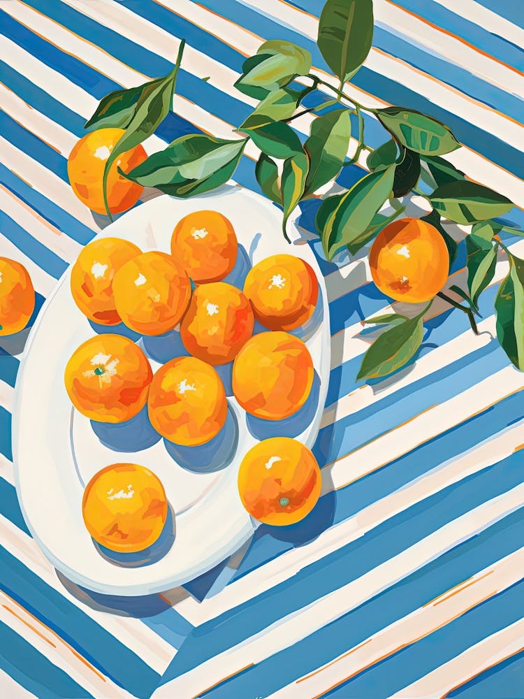 Kumquats Fruit Summer Illustration 3