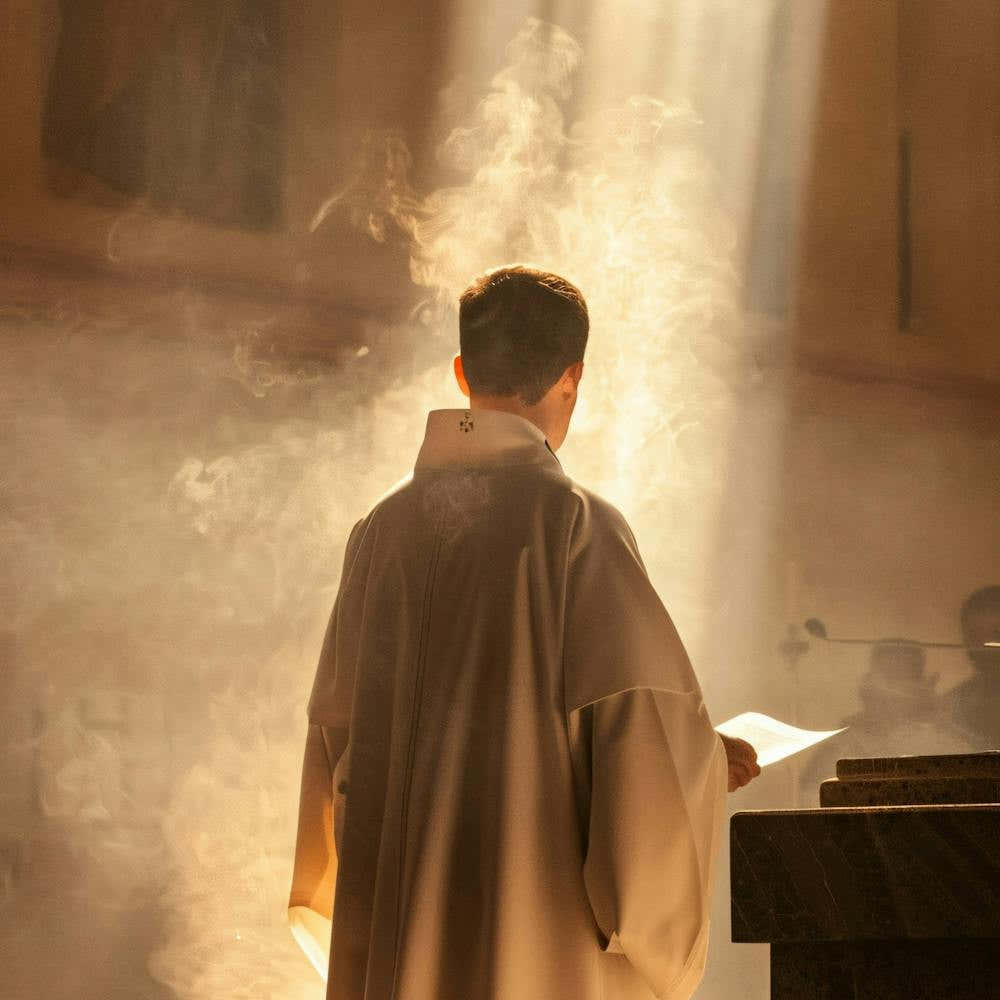 Priest In The Church