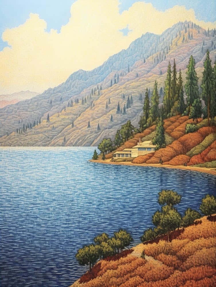 Lake Chelan Retro Pop Art 2