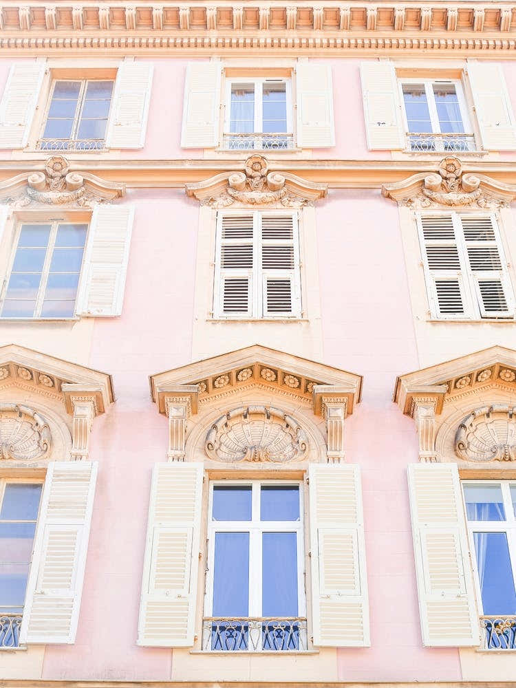 Pastel French Shutters