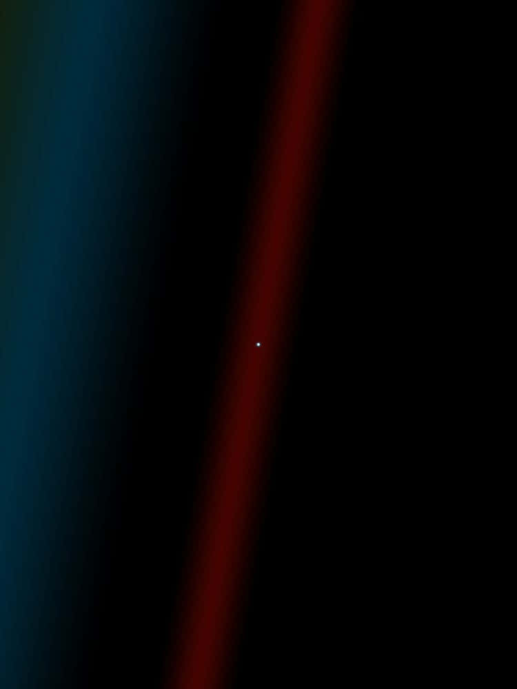 Pale Blue Dot poster, NASA Voyager 1, 1990 — Space poster, science print