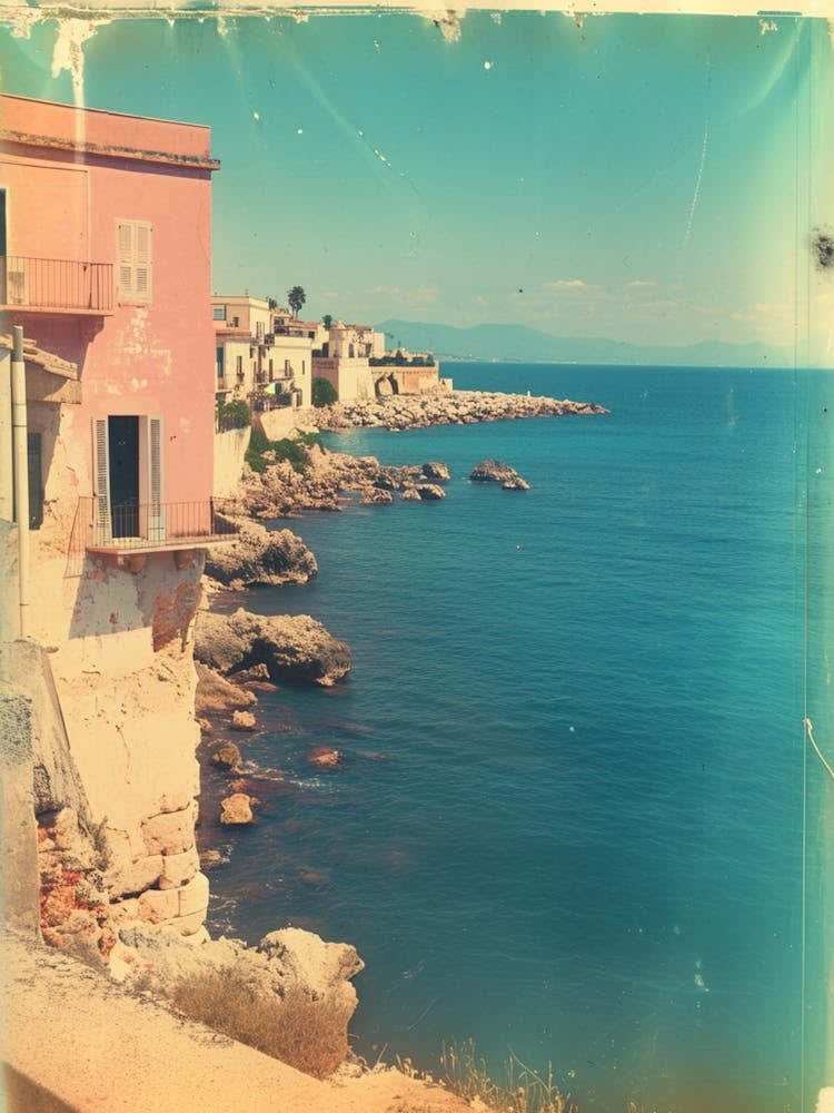 Sicily Retro Polaroid Style 2
