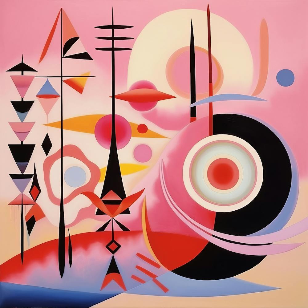 Pink Abstract Reverie