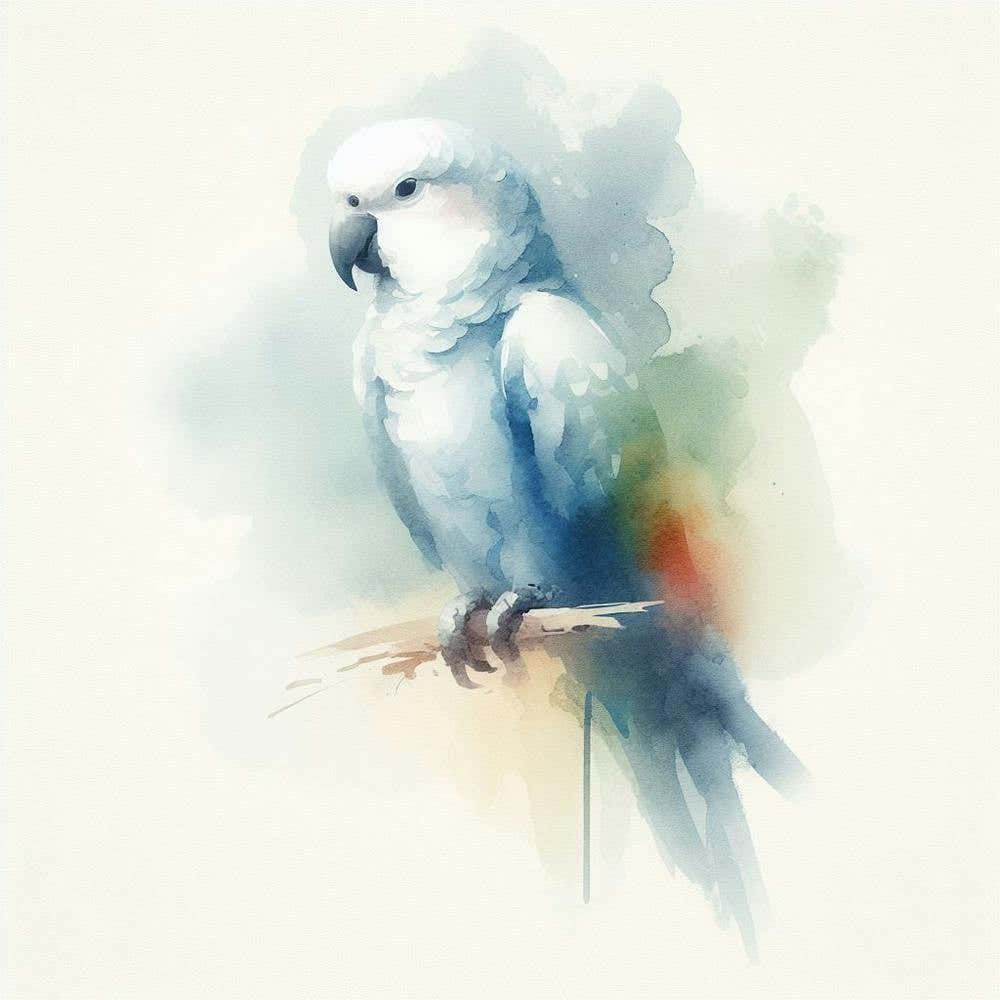 Watercolor Parrot