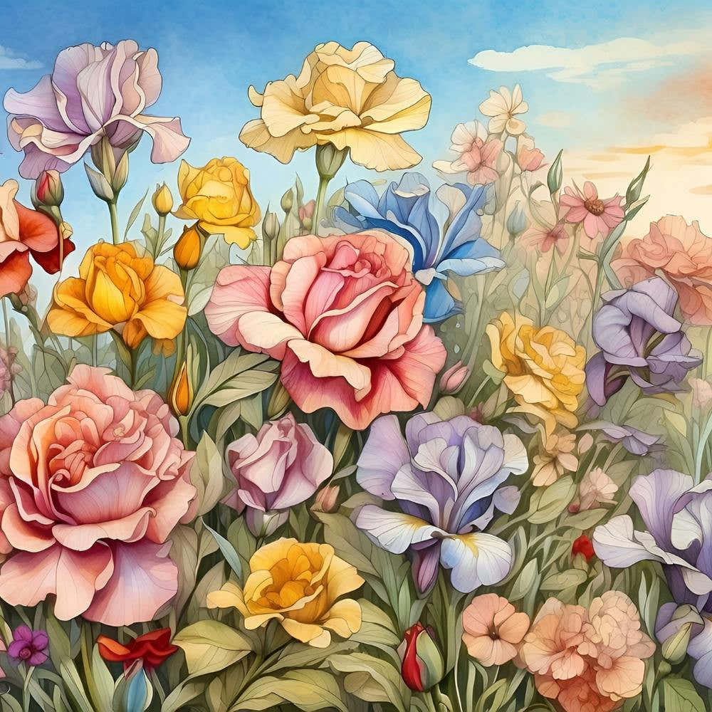 Roses In The Garden 1