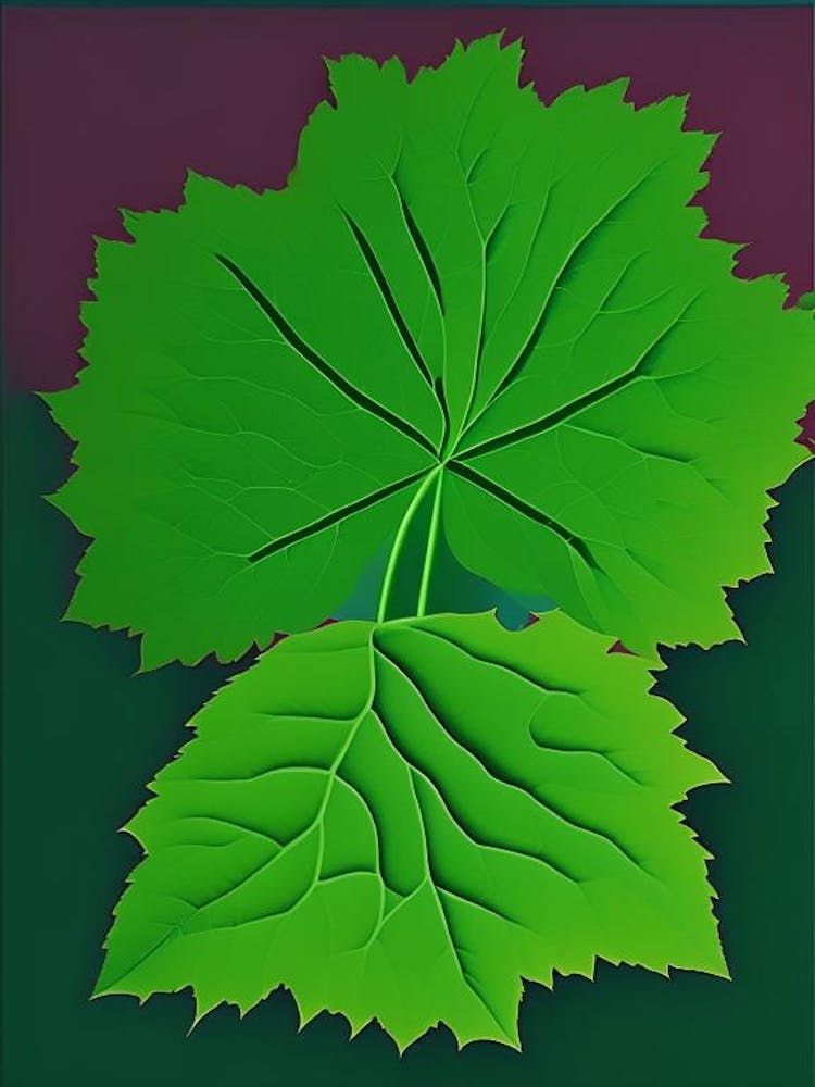 Thimbleberry Leaf Vibrant Inspired 1