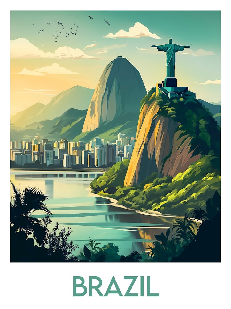 Affiche de voyage Brazil