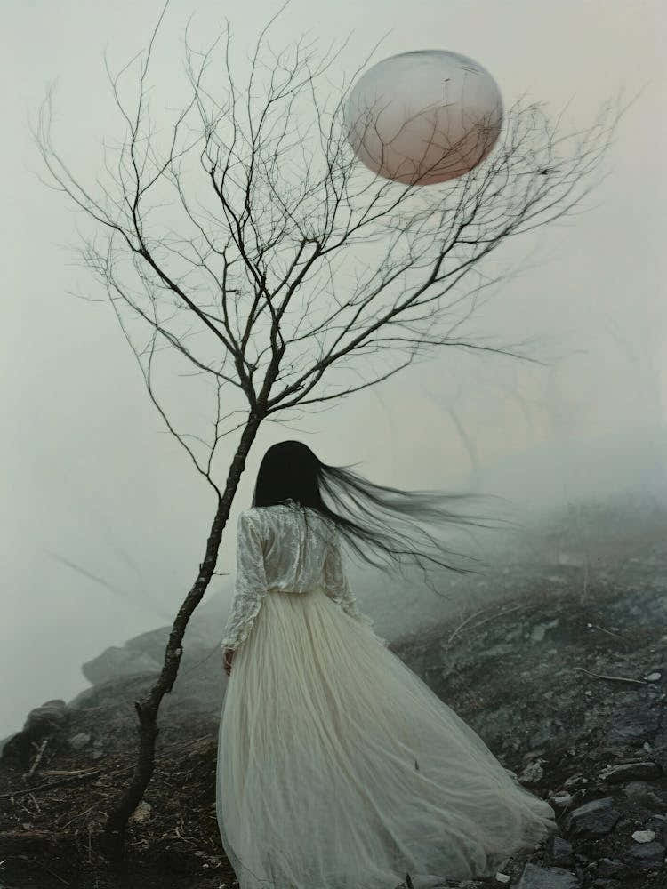 Girl In A White Dress