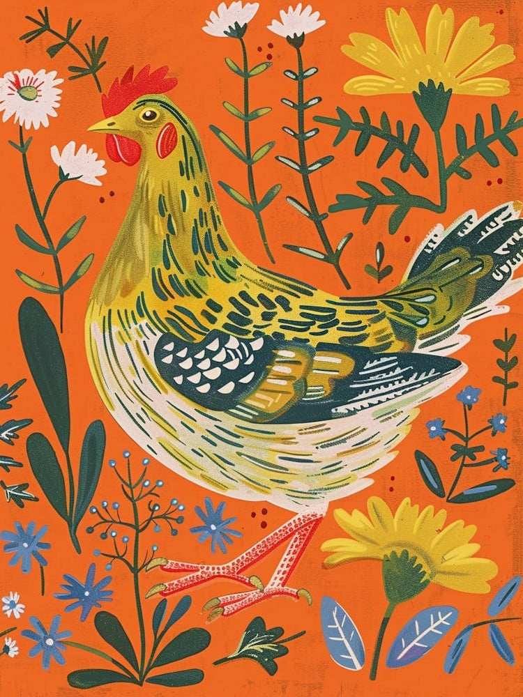 Spring Birds Chicken 5