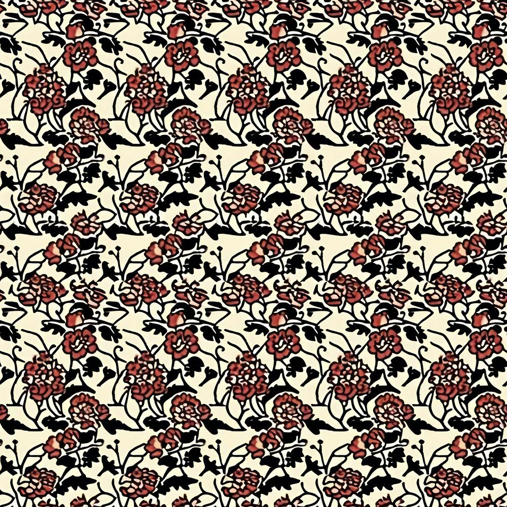 Aster Bloom London Fabrics Floral Pattern 3