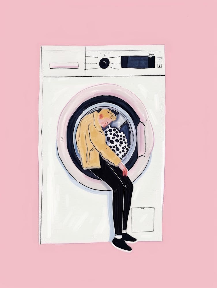 Man In A Washing Machine 1