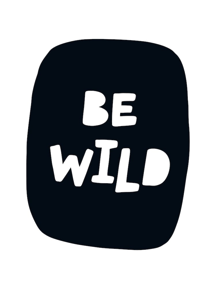 Be Wild Bubble Black Super Scandi Kids