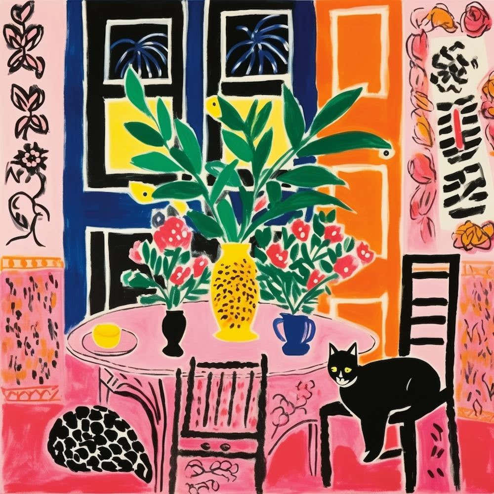 Cat In The Dining Room 6