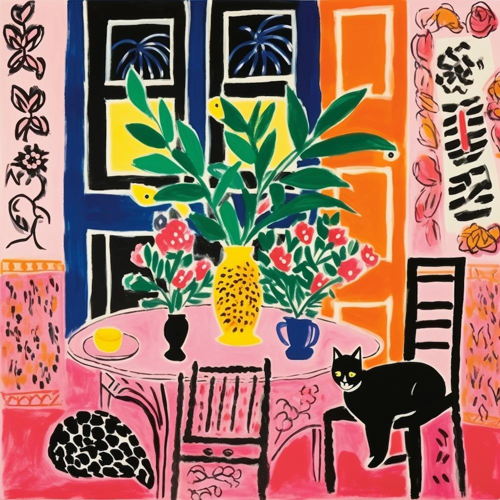 Cat In The Dining Room 6