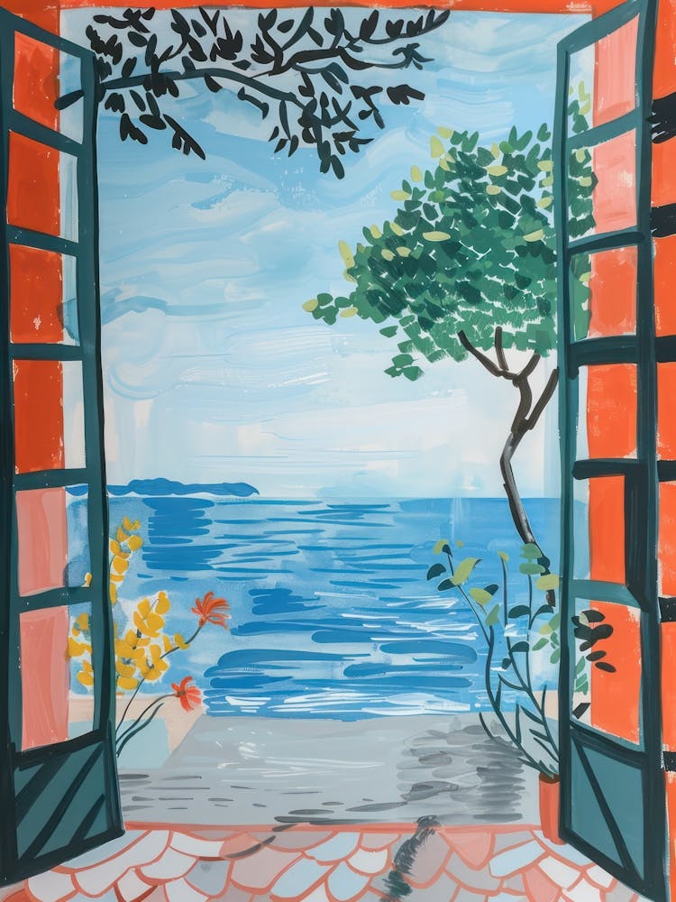 Travel Poster Happy Places Cinqueterre 3