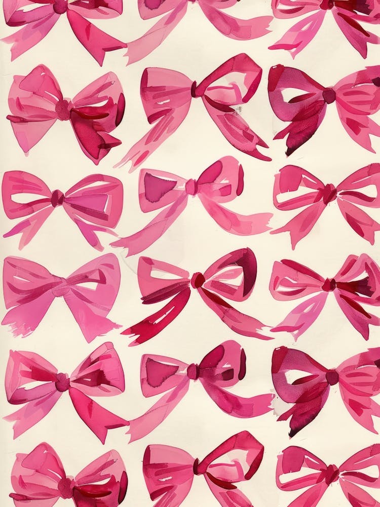 Cherry Bows Collection 3 Pattern