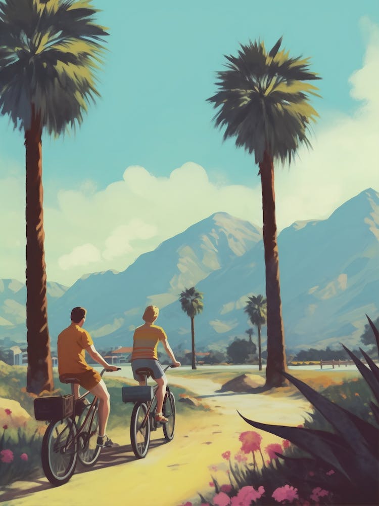 Palm Springs Travel Poster Vintage