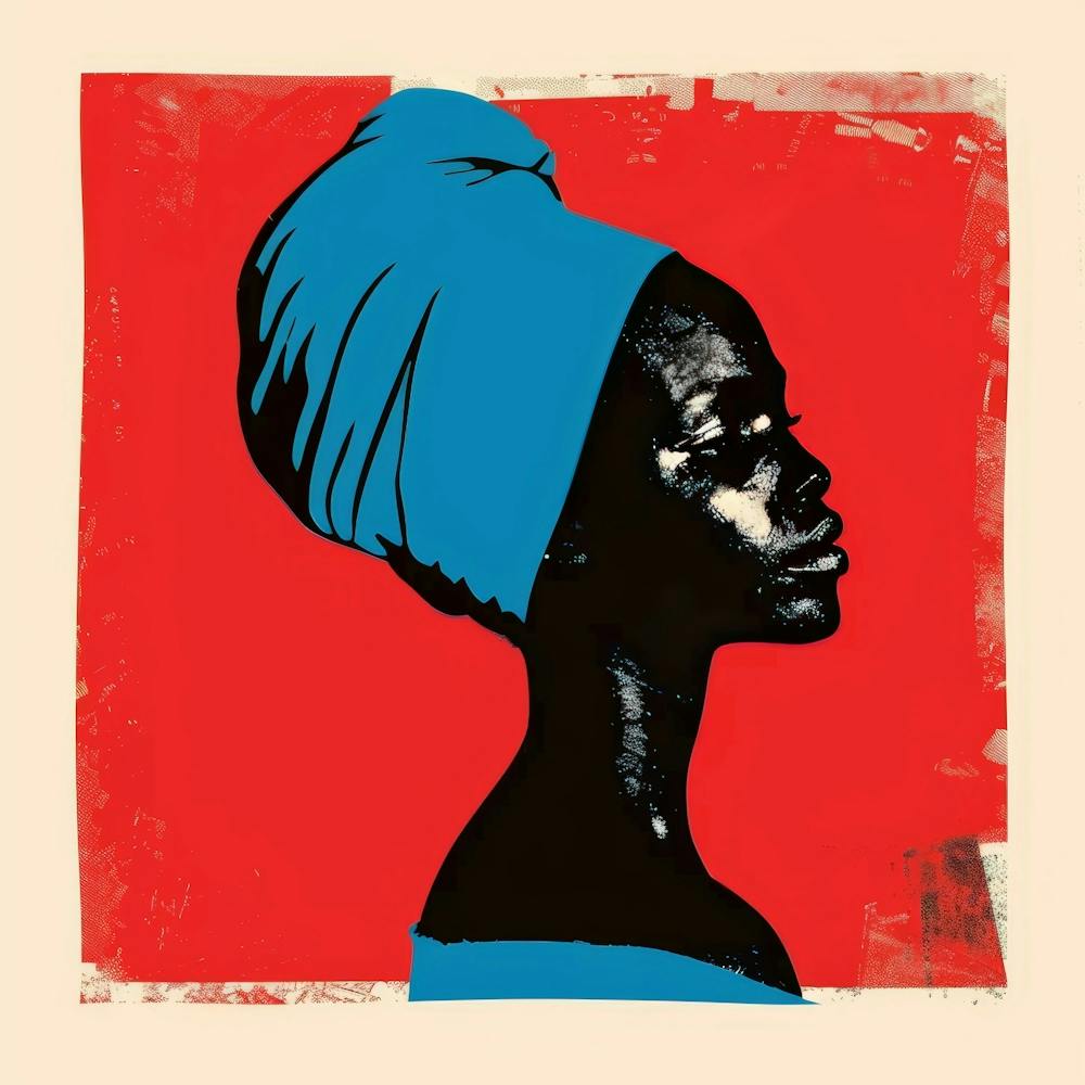 African Woman In A Turban 25