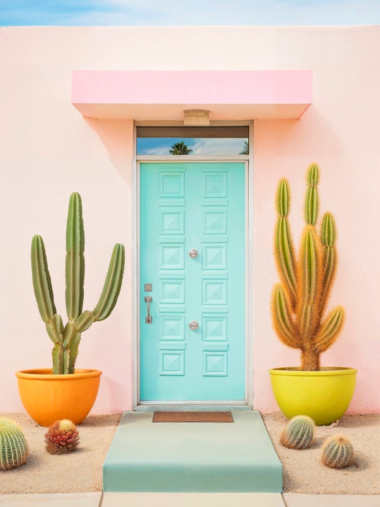 California Dreaming - Pretty Pastel Palm Springs