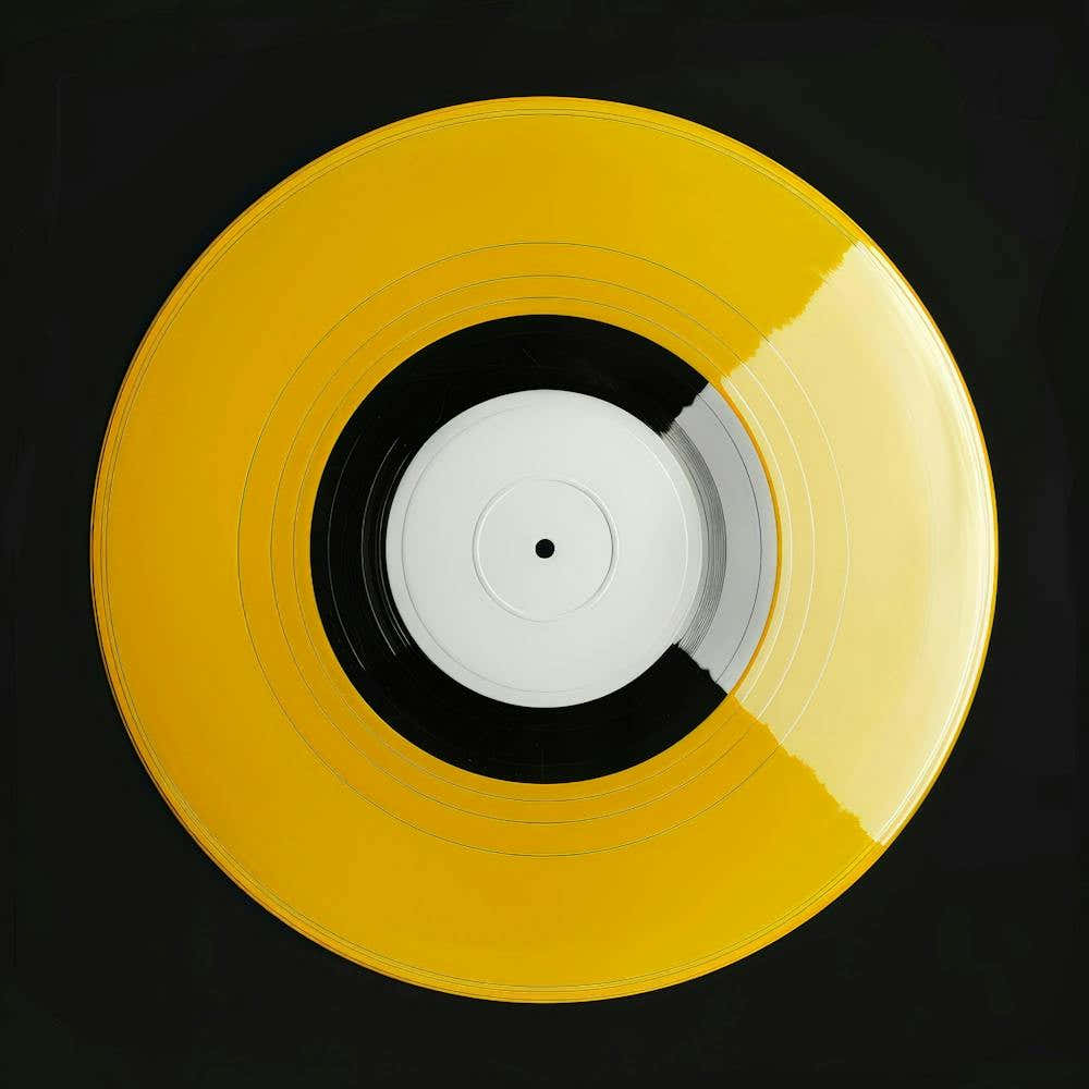 Yellow Vinyl Record 1