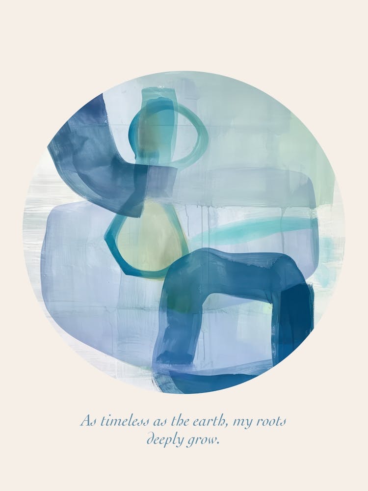 Affirmations As Timeless As The Earth, My Roots Deeply Grow