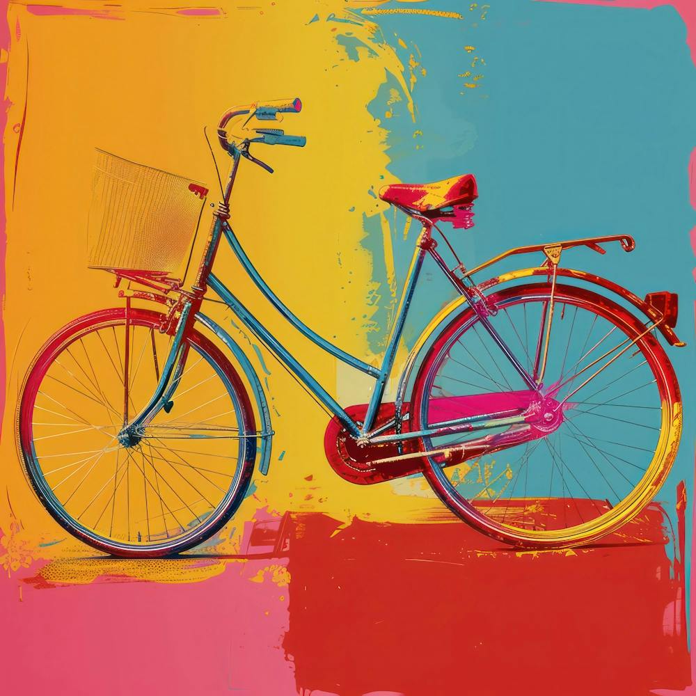 Retro Bicycle Pop Art 3