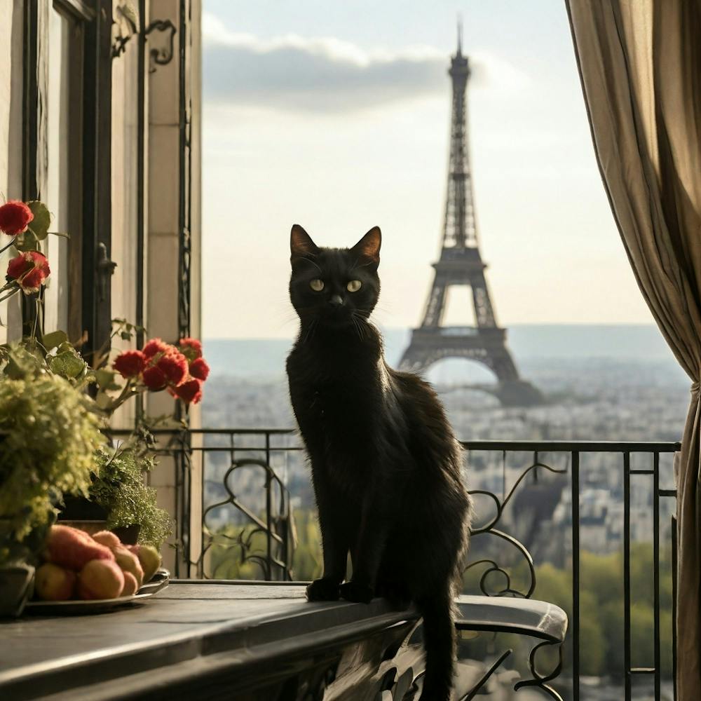 Cat In Paris