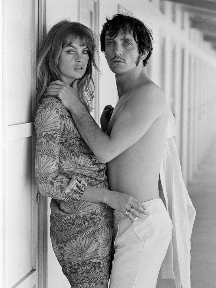 Jean Shrimpton And Terence Stamp In Italy, 1986