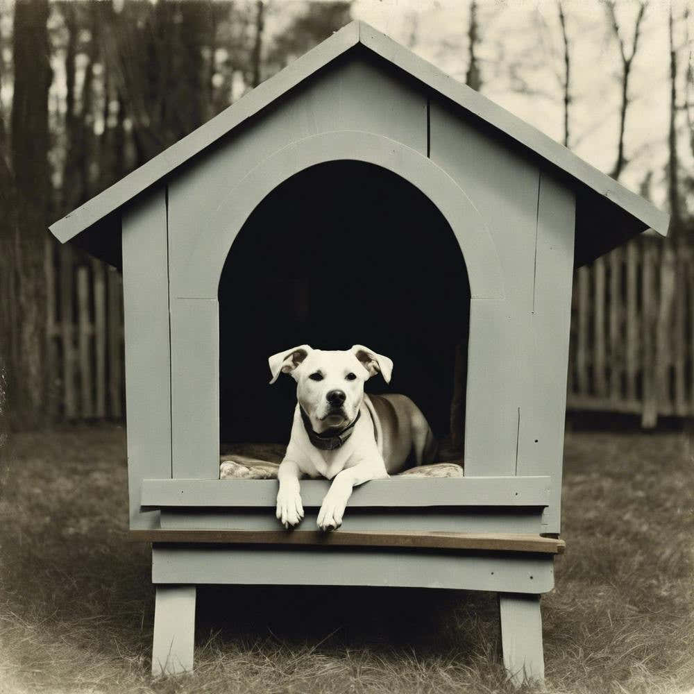 Dog relaxing in House