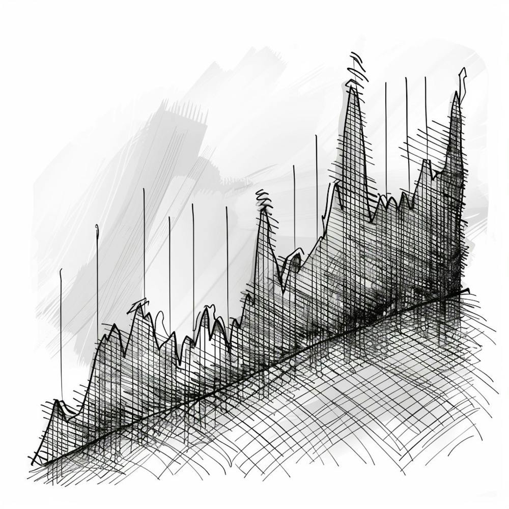 Graph — Stock Photo