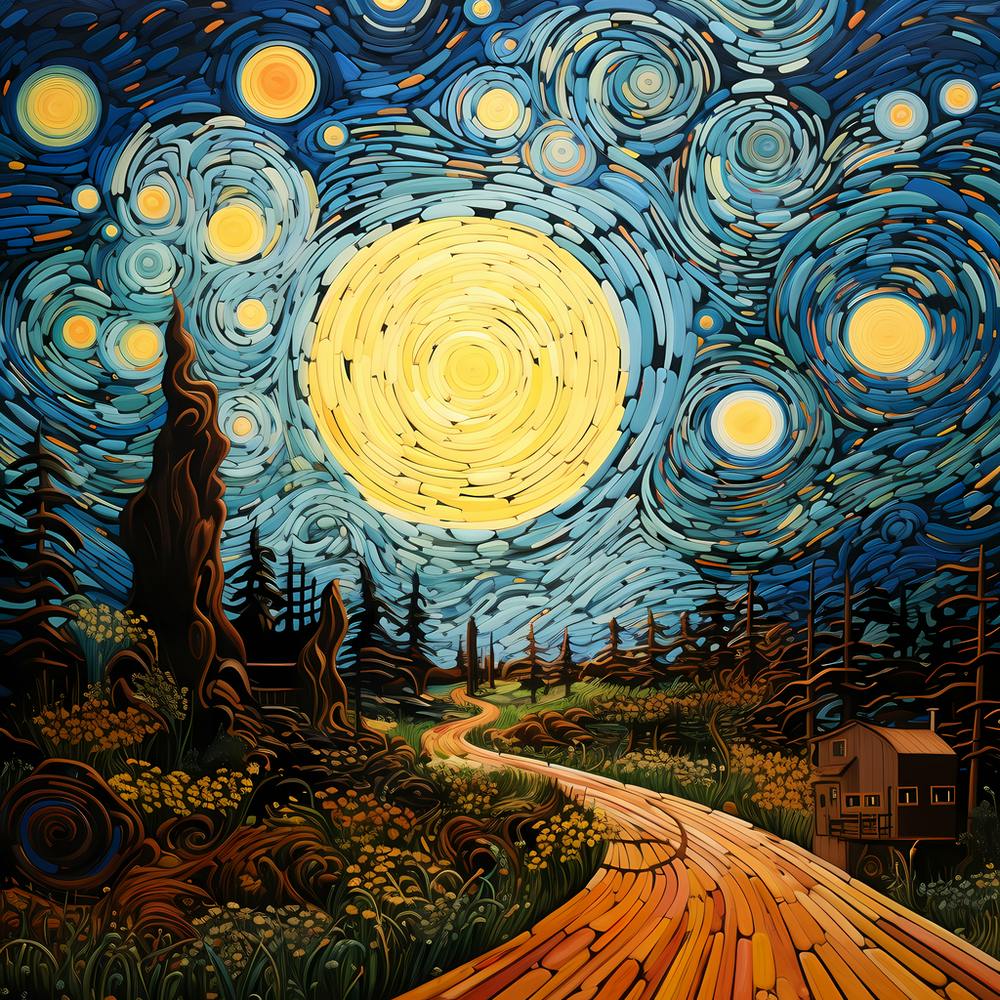 Canvas Echoes: Vincent's Time Warp