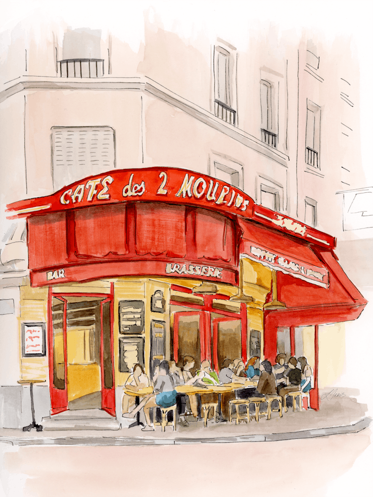 Cafe Deux Moulins