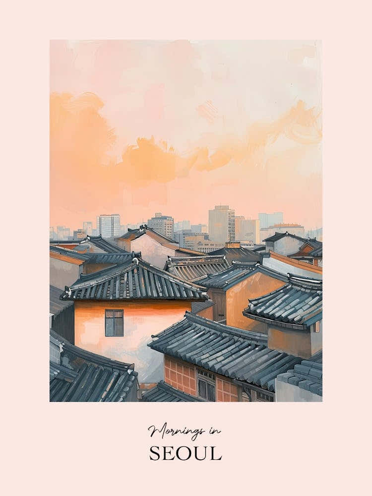 Mornings In Seoul Rooftops Morning Skyline 3