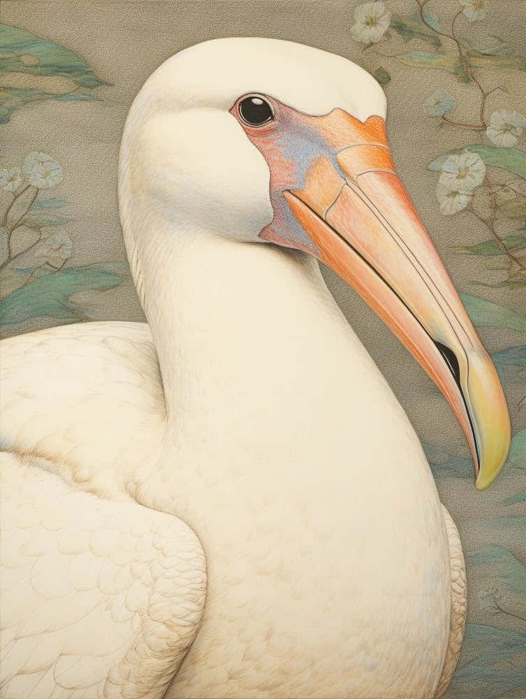 Vintage Bird Drawing Albatross 2