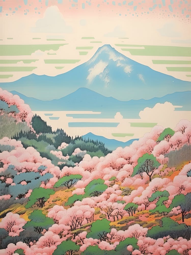 Mount Hakusan In Ishikawa Gifu Fukui, Japanese Landscape 1