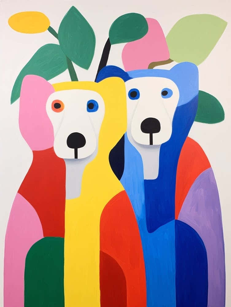 Colourful Kids Animal Art Koala 1