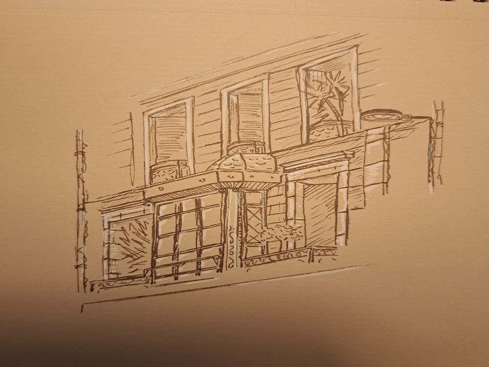 Sketch Of A Window