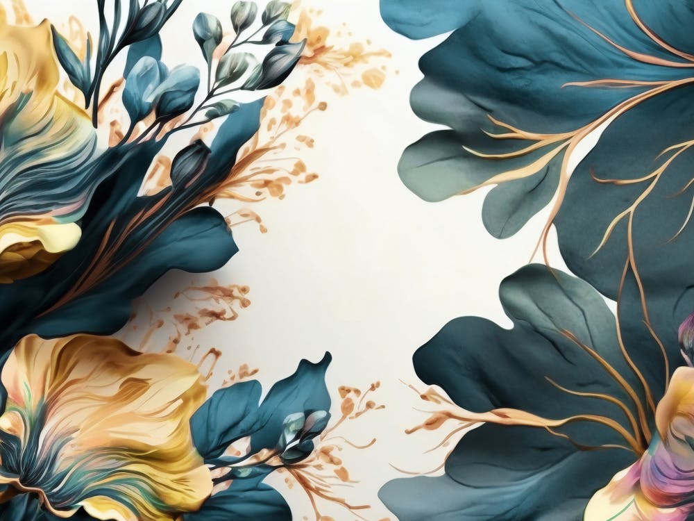 Abstract Floral Painting