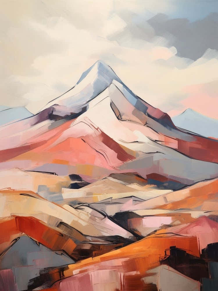 Beinn A Chlachair Scotland 1 Mountain Painting